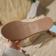 Damen Mode 2026 Sommer Boho Keilabsatz Plateau Runde Zehenkappe mit Metallschnalle Slip-On Braun & Hellblau Lässig Sandalen, geeignet für Zuhause, Strand, Urlaub und Alltag - Babyblau - Übersicht 9