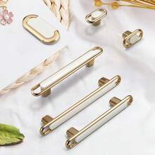 Modern Minimalist Luxury Gold Cabinet Door Handle, Drawer Cupboard Kitchen High-End Small Handle - Multicolor - View 7