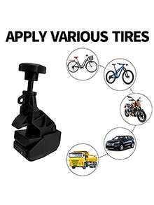 轮胎拆装机胎圈夹，通用型汽车卡车尼龙轮胎拆装机胎圈夹落心轮辋工具，适用于重型机械 - 彩色 - 查看 4