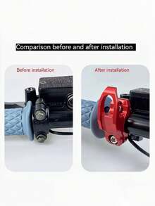 (Color de llave aleatorio) 1 pieza Gancho universal para casco de motocicleta de aleación de aluminio CNC, Gancho colgante de equipaje para pedal de motocicleta, Accesorio de gancho multifunción, Adecuado para modificación de gancho de acelerador de aleación de aluminio PCX160/150 PCX125 - Multicolor - Ver 10