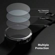 3pcs 9H Hardness Tempered Glass Screen Protector For Garmin Forerunner 245 Watch, High Definition 9H Hardness Smooth Waterproof Watch Screen Protector, Anti-Scratch And Bubble-Free - Clear - View 2