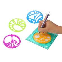 Children's Creative Kaleidoscope Drawing Set With Multicoloured Pens, Lightweight And Durable Art Drawing Tool That Stimulates Imagination And Makes An Ideal Educational Gift For Children.