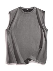 Bộ 2 áo vest không tay cổ tròn in họa tiết dành cho nam, chất liệu nhung mềm mại, chống xù lông, dễ bảo quản, kiểu dáng tối giản, cổ điển, phù hợp cho mặc hàng ngày và các buổi gặp gỡ. - Nhiều màu - Xem 6