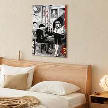 Kawakami Canvas Print: Ito Junji Anime, Ideal For Home, Office Wall Decor,Japanese Living Room Bedroom Wall Decor - Black - View 8