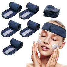 Solid Color Casual Polyester Headband, Suitable For Daily Wear Women Hair Accessories Elegant Hair Band Spa Facial Washing Head Scarf Bath Makeup Sweatband - Multicolor - View 14
