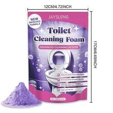 多用途清洁粉,适用于去除浴室和卫生间的污渍、油脂、水渍和水垢。令光滑表面洁净闪亮。节日馈赠亲友的绝佳之选。厕所除臭剂、厕所清洁剂、除臭剂、厕所除垢剂和去污剂,适用于浴室、卫生间和洗手间,可作为空气清新剂和家用清洁工具。随机发货,包含新款和升级款。 - 彩色 - 查看 14