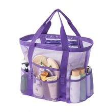 Mesh Swimming Bag, Fitness Bag, Fashionable Sports Ultralight Handbag, Beach Bag - Multicolor - View 14