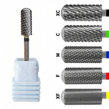 1 PC 5.35mm Small Round Head Barrel Nail Drill Bit, Original Carbide Nail File Accessory, Cross-Tooth Design, Coating-Free - Multicolor - View 1