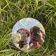 1個/2個裝 旅行自拍凸面鏡，廣角玻璃鏡，小型圓鏡可用於拍攝足跡，手持攝影道具，適合戶外旅行攝影與居家裝飾 - 彩色 - 查看 8