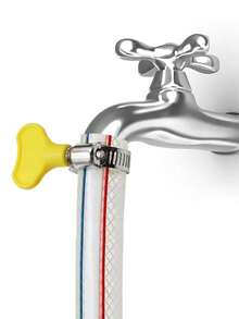 水龙头夹：手拧式夹、套环式夹、管夹、水管紧固夹、固定夹 - 黃色 - 查看 8