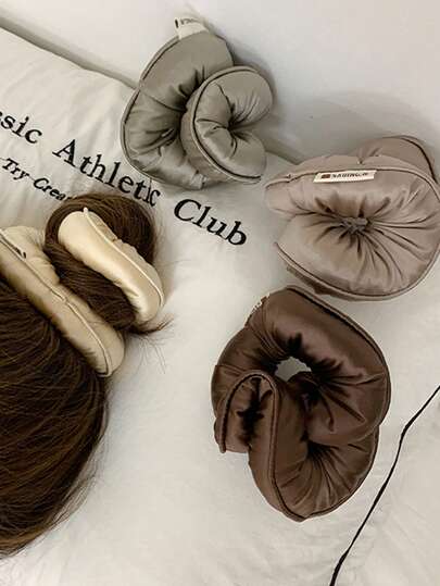 1Pc Hair Tie Is Cute Soft And Comfortable Suitable For Dating Shopping Dressing Up Solid Color Simple Cute Cartoon Simple Hairstyle Ponytail Hair Ties