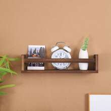 1/3 st - Flytande hyllor i massivt furuträ (enkla att installera), Väggmonterade hyllor/displayställ, Flytande hyllor i vintageträ, Väggmonterade hyllor i trä i rustik stil, Väggmonterade hyllor i lantlig stil, Flytande bokhyllor i massivt trä - Vitt - Visa 15