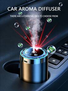 一套高级黑色车载加湿器和精油香薰机，包含6种精油，产生细腻水雾，持久留香，采用USB供电超声波雾化技术，内置LED氛围灯。小巧便携，是理想的礼物之选。 - A - 查看 5