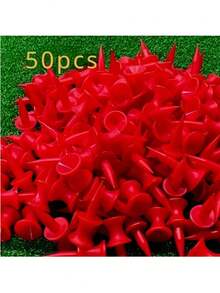 50/100pcs Red Durable & Long-Lasting Double-Layer ABS Golf Ball Holders - Fit All Golf Clubs, Multifunctional Golf Gear | Vibrant Golf Equipment | Sturdy Golf Accessories - Multicolor - View 9