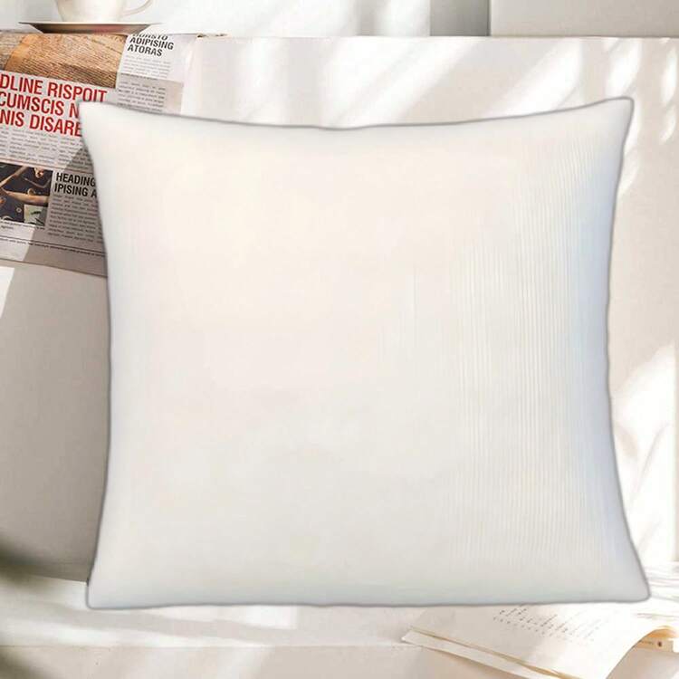 Labyrinth Worm Ello Square Pillowcase Polyester Linen Velvet Pattern Zip Decor Bed Cushion Cover - White - View 5