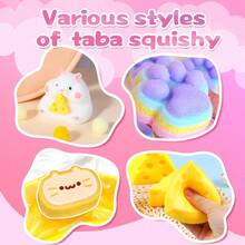 46PCS Taba Squishy Kit,DIY Stress Relief Novelty Squeeze Toys,1:1 AB Liquid Silicone,Party Favors For Kids,Make Your Own Squishies Hamster&Cat Paw With Silicone And Molds,Birthday Gifts,Children's Gifts, Daily Life Gifts,Stress Relief,Entertainment Alleviate Anxiety - Multicolor - View 5