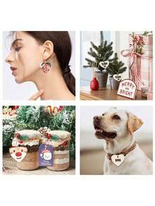 1盒100件/套DIY心形木质钥匙扣吊坠套装，未完成的钥匙扣吊坠礼品套装，含钥匙圈 - 长方形木块，适用于钥匙扣手柄制作，可用于钥匙扣装饰、DIY吊牌、行李箱装饰、节日DIY，用途广泛，坚固耐用，可爱精致，亦可作为生日/毕业礼物（10/20/30件/包 - 30/60/90件）。 - 杏色 - 查看 4