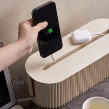 Cable Management Box, Power Outlet Storage Box, For Chargers, Adapters, TV And Computer Cables, Suitable For Home/Office Cable Concealment, With USB Ports, Multifunctional Power Cord Organizer For Charging Devices