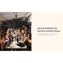 女士发带 16 件装，弹性发圈，防滑柔软布艺发带，女士配饰，裸色纯色发带，女士头巾，运动吸汗发带 - 多色 - 查看 11