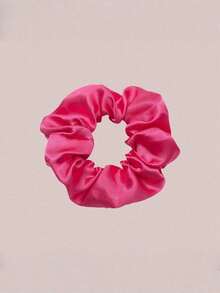 36/24/12/6-Pack Bohemian Elegant Minimalist Shiny Satin Scrunchies/Headbands For Women, Bun Hairbands, Hair Protection , Fashionable Silk-Like Colorful Satin Hair Accessories Set, Ladies Pink Tone Hair Scrunchies Casual Hair Accessories, Suitable For Daily Outfits, Stretchable Hairbands For Ponytails And Hairstyles - Nhiều màu - Xem 8