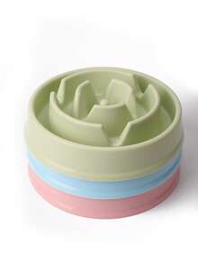 1pc Anti-Gulping Dog/Cat Slow Feeder Bowl, Non-Slip Anti-Flip Anti-Choke Pet Feeding Bowl