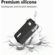 Soft Silicone Case 3 - In - 1 Power Bank 10, 000mAh, Flexible Scratch Resistant Cover Black - màu đen - Xem 4