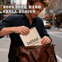 yikexuanli Ikxuan Tattoo Practice Skin Handbook, Includes 10 Sheets Of 1mm Double-Sided Realistic Tattoo Practice Skin, Comes With Tattoo Design Notebook, Suitable For Beginners And Tattoo Artists - Multicolor - View 9