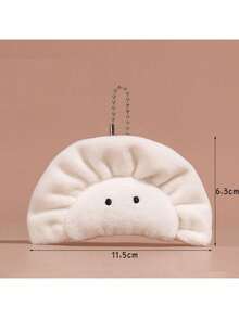 可爱饺子仿真玩偶毛绒挂件，饺子毛绒玩具，节日礼物，趣味设计，耐用毛绒玩具 - 适合圣诞节、万圣节、生日礼物 - 彩色 - 查看 2