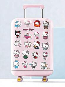 SANRIO 50/120张三丽鸥官方授权贴纸，可爱图案，高品质防水，、、、、系列PVC贴纸，办公标记标签，行李箱、电脑、手机、马克杯、水瓶、桌面装饰，DIY自粘贴纸，生日圣诞礼物，送给家人 - 彩色 - 查看 6