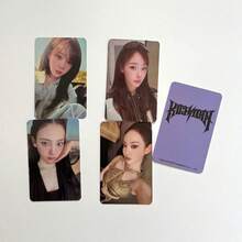 4 tấm ảnh thẻ Aespa, quà tặng dành cho fan Kpop, thẻ sưu tầm, thẻ trang trí, thẻ trang trí xe buýt/tàu điện ngầm, thẻ fan hâm mộ concert, quà sinh nhật, quà tặng tiệc tùng. - Nhiều màu - Xem 4