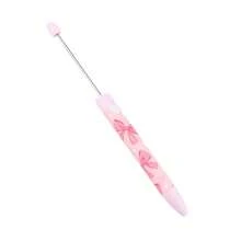10/5pcs Long Beaded Pen With Printed Design, Pink Bow Ballpoint Pen, Suitable For Valentine's Day Gifts, Back To School - Multicolor - View 5