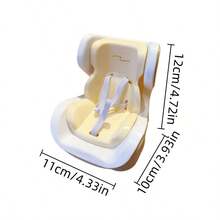 Doll Exclusive Mini Car Safety Seat Ornament, Air Vent Decoration, Cute Doll Vehicle, Healing Car Interior Accessory - Toy Car Seat - View 9