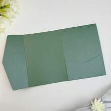 3D Trifold Wedding Invitation Card, Suitable For Wedding, Bridal Shower, Engagement Party And Coming Of Age Ceremony Invitations - Ivory - View 7