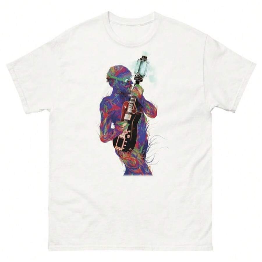 Muse Matt Bellamy Connectomes Design T-Shirt - White - View 1