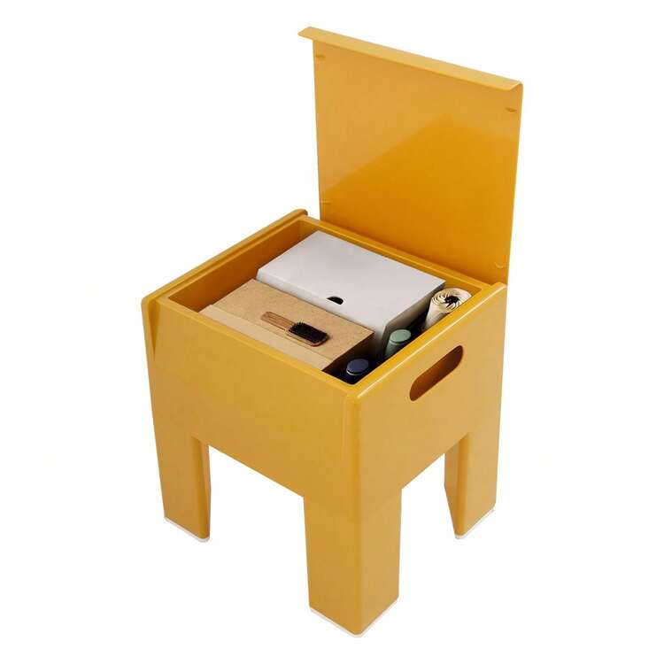 Shoe Changing Stool - Golden Wheat - 查看 2
