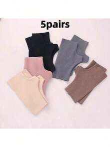 女士羊绒羊毛露指手套 - 弹力保暖冬季手套，柔和米色/中性色调，可手洗，适合休闲和正式场合 - 优雅的正式和休闲配饰，御寒装备，简约设计，优质面料，时尚达人必备，经久耐用，是时尚女性的理想之选