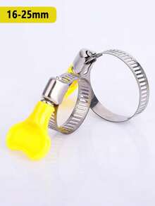水龙头夹：手拧式夹、套环式夹、管夹、水管紧固夹、固定夹 - 黃色 - 查看 12