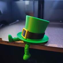 3D打印领结绅士雕像 - 充满想象力的绅士雕像，耐用塑料材质，可摆出各种姿势，可站立/坐姿，室内/室外装饰，无需用电，手工收藏级雕塑 - 彩色 - 查看 6