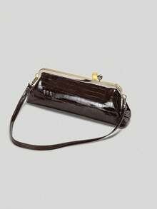 Bolso de mano de metal con bola redonda, nueva bolsa francesa elegante para mujer, bolso de noche de hombro 2025 - Multicolor - Ver 3