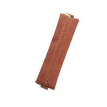 1pc Adjustable Elastic Band Pen Holder Pouch, PU Pen Case Pencil Bag With Zipper, Water-Resistant Notebook Pencil Box, Suitable For Notebooks, Planners, Binders And Books, Available In Dark Grey/Brown/Blue/Green,Stationery,Back To School - Multicolor - View 12