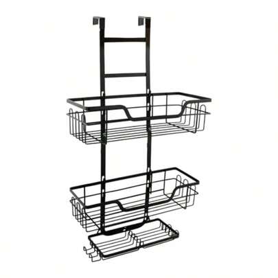 Shower Caddy Shower Caddy Hanging 3 Tier Stainless Steel Rustproof With Soap Dish Over Door Shower Shelf Shower Rack For Shampoo And Shower Gel Razor Soap Black