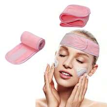 Solid Color Casual Polyester Headband, Suitable For Daily Wear Women Hair Accessories Elegant Hair Band Spa Facial Washing Head Scarf Bath Makeup Sweatband - Multicolor - View 32