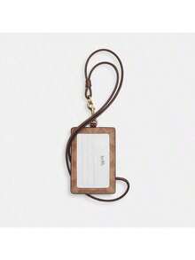 Billetera tipo tarjetero de moda clásica de COACH, regalo perfecto para mujeres, diseño distintivo y versátil, ideal para ir al trabajo y uso diario, un accesorio de moda esencial para cualquier ocasión - Marrón - Ver 3