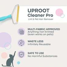 Uproot Cleaner Pro Pet Hair Removal Tool - Special Dog Hair Remover Multi Fabric Edge And Carpet Rake By Uproot Clean - Cat Fur Remover For Couch, Pet Towers, Rugs, Cat Mats And Trunks & Much More - mặc định - Xem 3