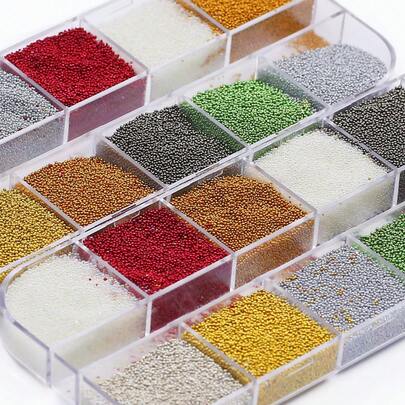 10g/Pack Colorful Glass Beads, Crafting Materials For DIY Accessories, Gifts, Home Decor, Small Decorative Items