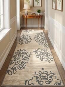 1pc Classic Washable Bohemian Velvet Runner Rug, Made Of Premium Velvet Material, Suitable For Entryway, Hallway, Living Room, Dining Room, Office, Housewarming Gift, New Year Gift - Multicolor - View 1