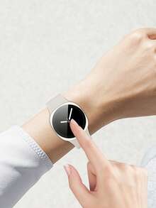 手錶錶帶 + 手錶錶殼套組，相容於 Galaxy Watch 8 40mm 與 44mm。柔軟舒適的錶帶搭配鉚釘扣錶殼。矽膠錶帶與耐衝擊、防刮硬 PC 外殼，附強化玻璃螢幕保護貼。2 合 1 設計，易於佩戴，觸控靈敏，適合男女使用 - 星光色 - 查看 7