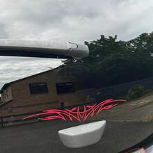 1 Pc Sally's Tattoo Car Bumper Sticker, Cute Vinyl Tramp Stamp Car Decal, Sally's Pin-Striping Sticker Gift For Cars Fans - Easy To Apply - A - View 10