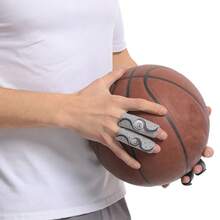 1个灰色护指套，男女通用，防滑球形握把设计，不易脱落，保护手指，适用于篮球、健身等运动。 - 灰色 - 查看 3