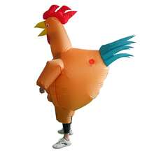 1pc Inflatable Pineapple Chicken Costume, Unisex Inflatable Costume - Full Body Heart Theme Fancy Dress, Suitable For Halloween, Carnival, Christmas And Various Event Parties - Pineapple Chicken - View 3